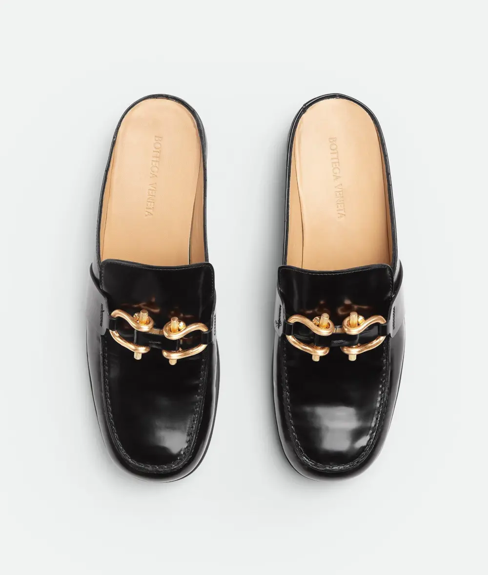 Giày Bottega Veneta Monsieur Loafer 'Black' 729877V28R01000 - Ảnh 4