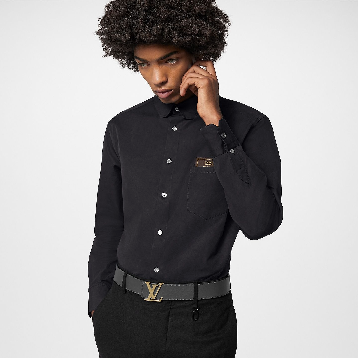 Thắt Lưng Louis Vuitton Damier LV 40MM Belt 'Black' M0333 - Ảnh 3