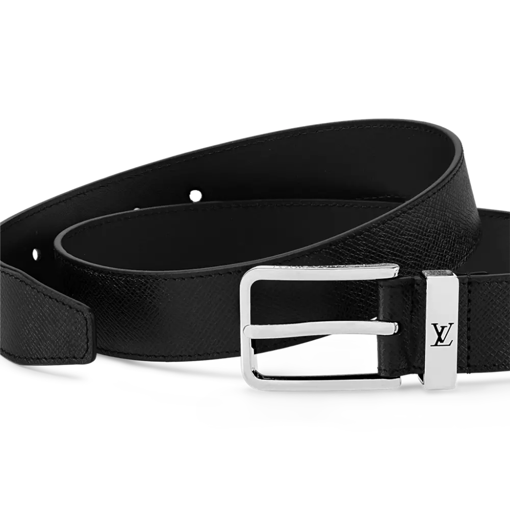 Thắt Lưng Louis Vuitton Pont Neuf 35MM Belt 'Black' M8201S - Ảnh 4