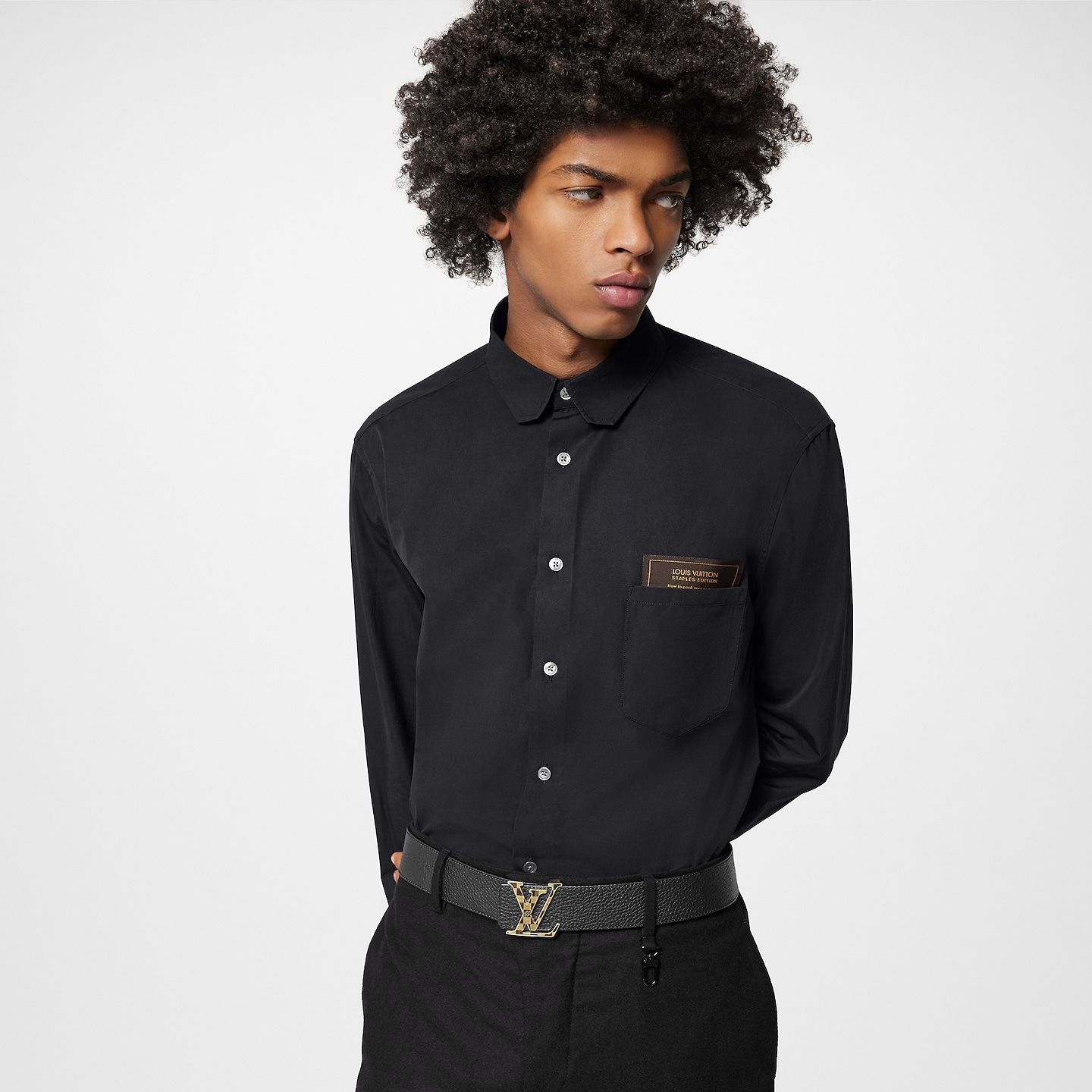 Alternative view of Thắt Lưng Louis Vuitton Damier LV 40MM Belt 'Black' M0333