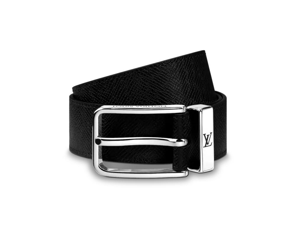 Thắt Lưng Louis Vuitton Pont Neuf 35MM Belt 'Black' M8201S - Ảnh 3
