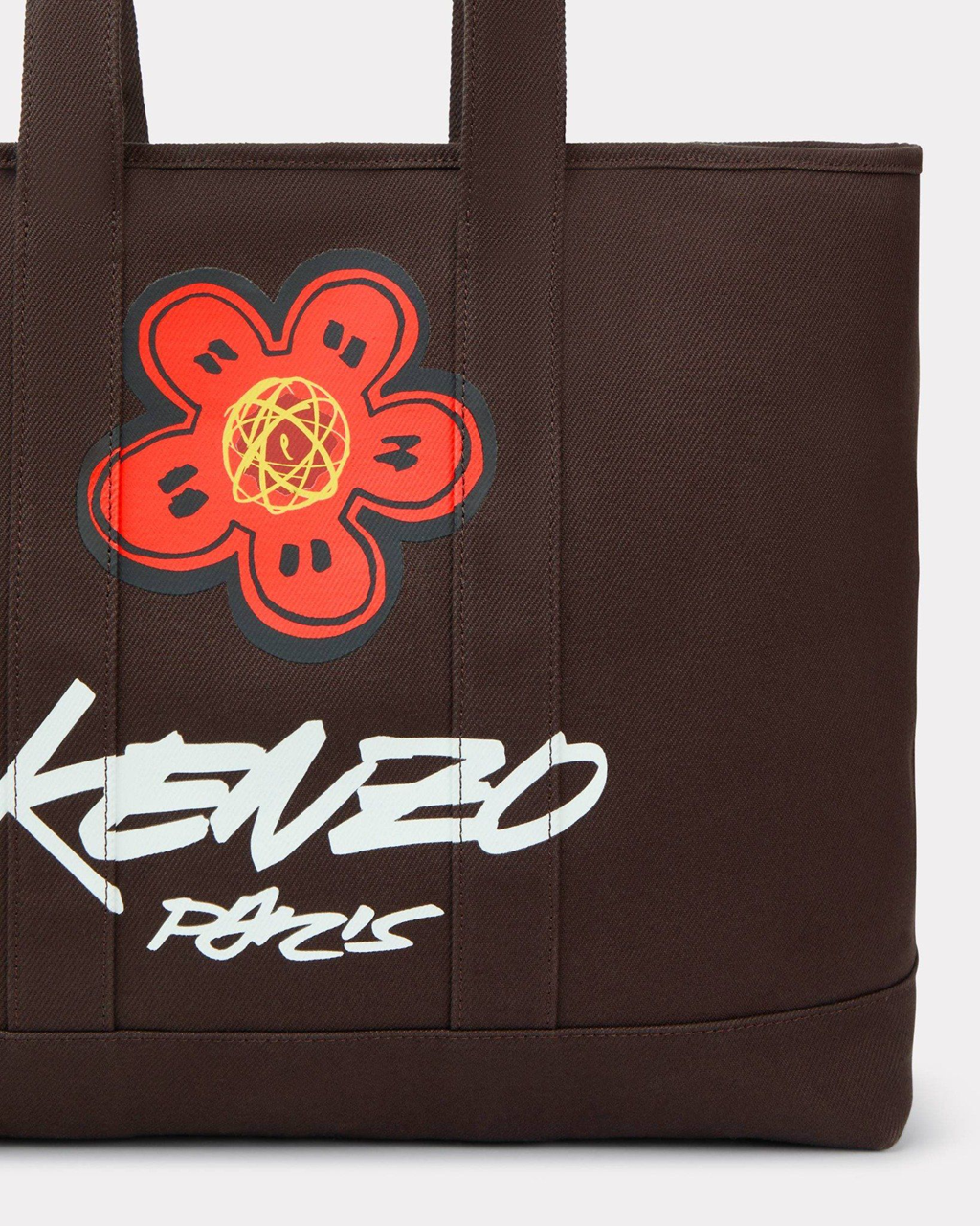 Túi Kenzo x Futura 2000 Large Tote Bag 'Black' FF68SA911F36-91 - Ảnh 4