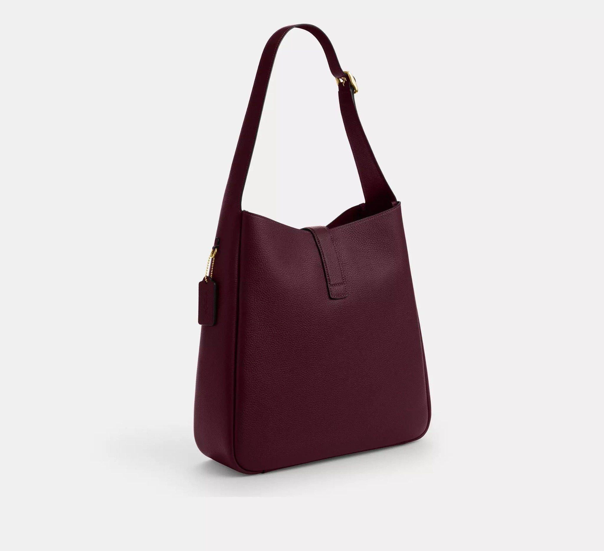 Túi Coach Hadley Large Shoulder Bag 'Dark Wine' CCD65-IMORX - Ảnh 3