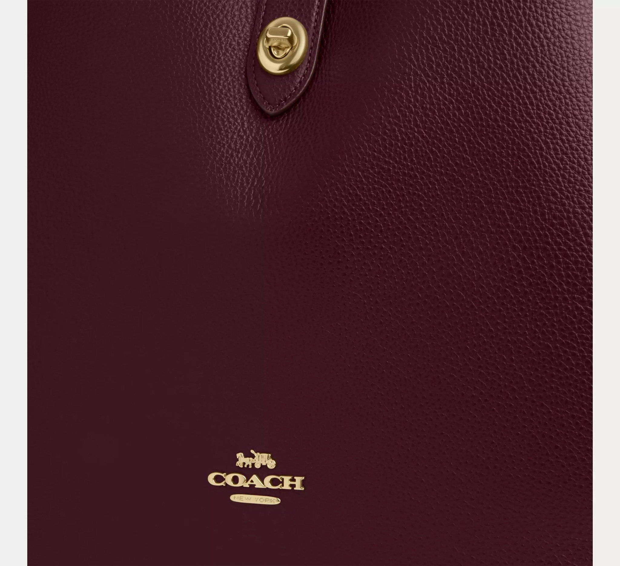 Túi Coach Hadley Large Shoulder Bag 'Dark Wine' CCD65-IMORX - Ảnh 7
