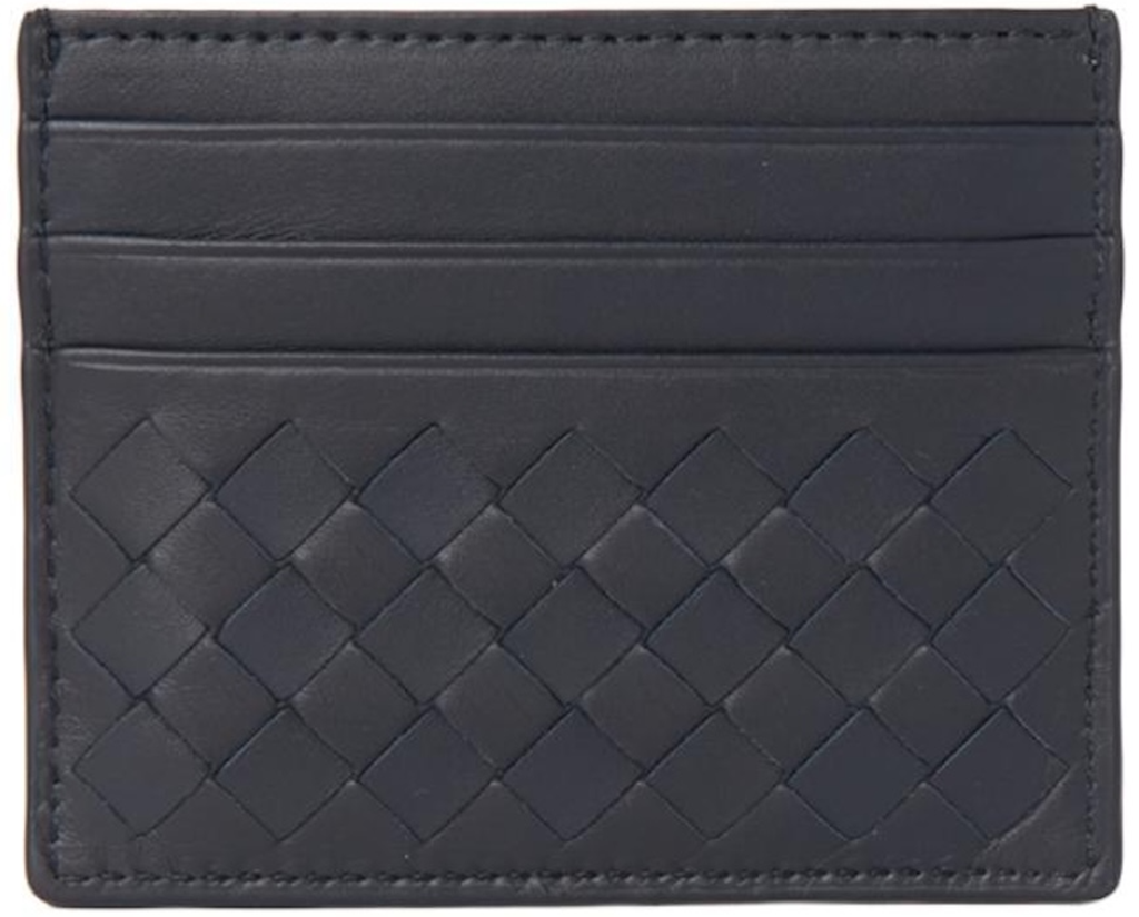 Ví Bottega Veneta Cow Leather Card Holder 'Navy' 522326V47W18836