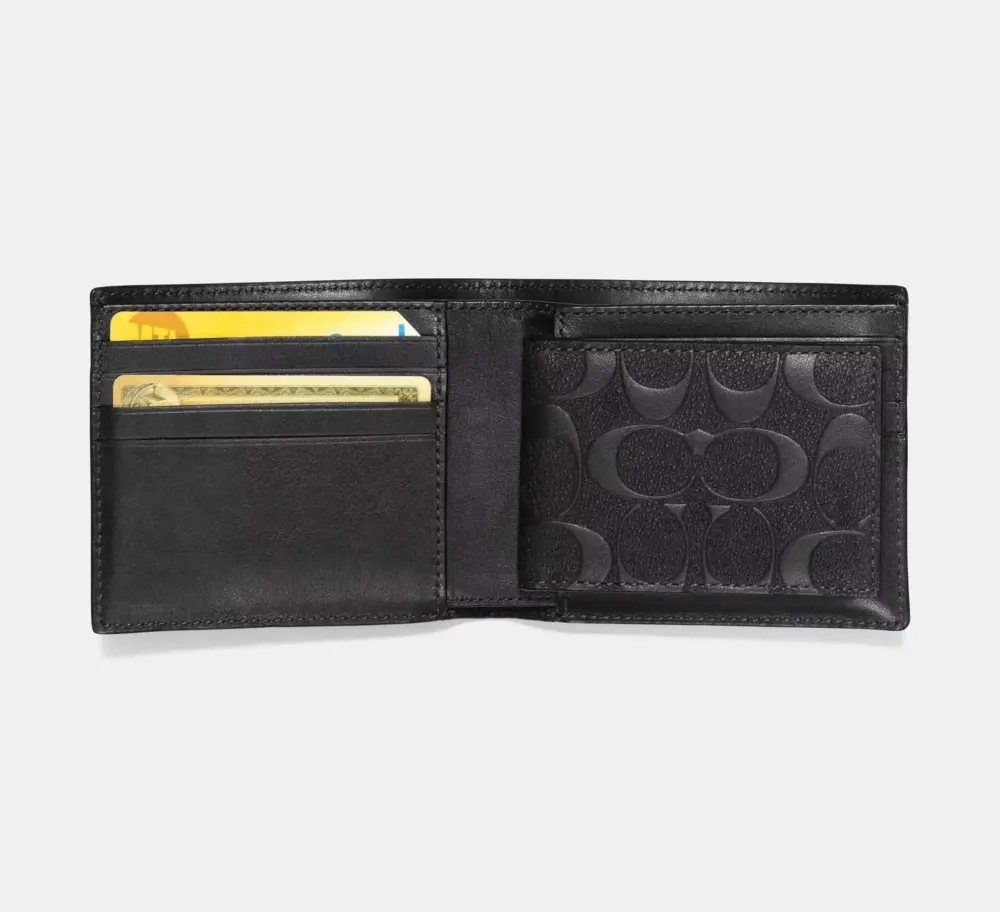 Alternative view of Ví Coach 3 In 1 Wallet 'Black' CR957-BLK