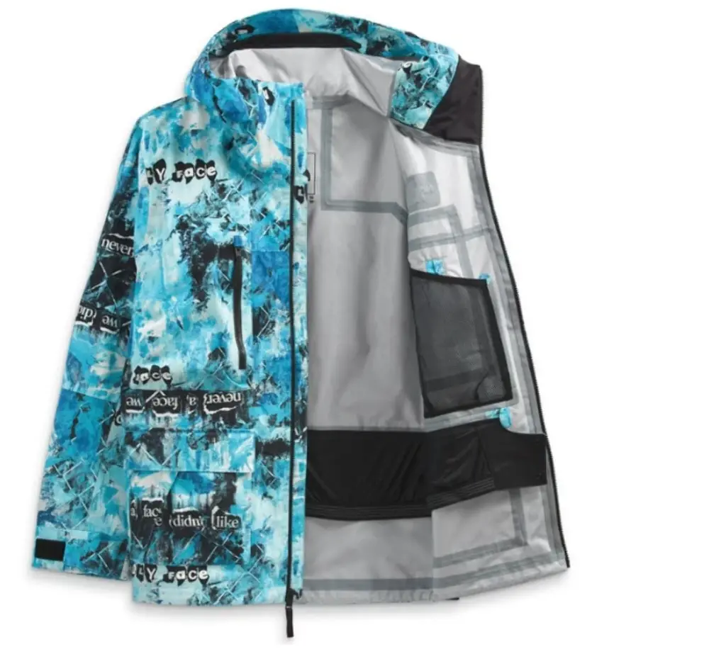 Alternative view of Áo The North Face Printed Dragline Hooded Jacket 'Blue White' NF0A7ZUF-9C1