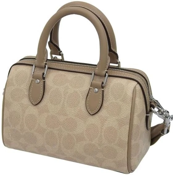 Túi Coach Mini Rowan Crossbody Signature Stripe 'Sand' CW331-SVPWH - Ảnh 3