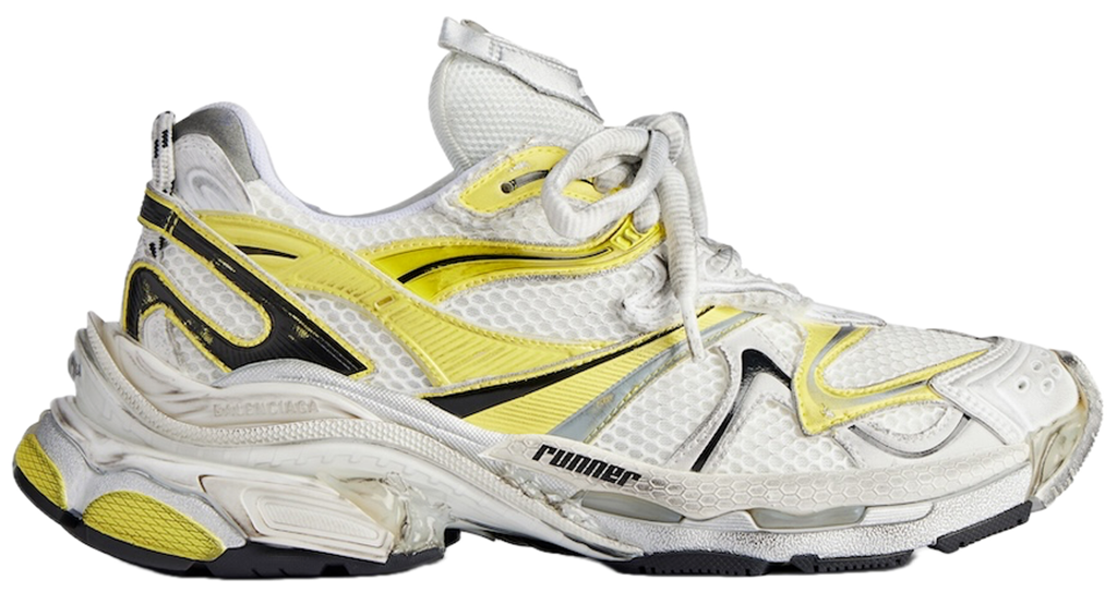 Giày Balenciaga Runner 2.0 Trainers 'White Yellow' 779066W3RXP9710