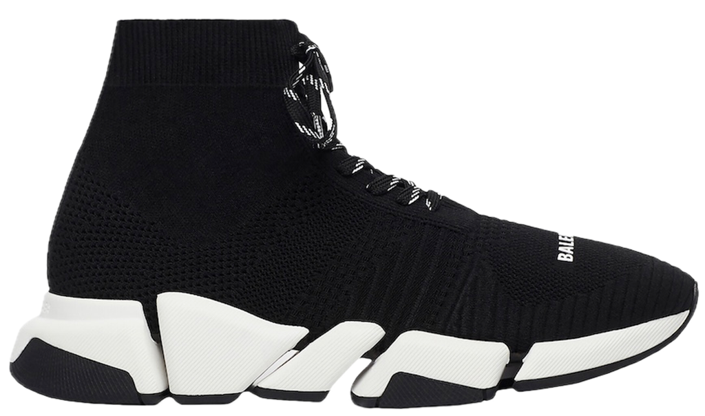 Giày Balenciaga Speed 2.0 Lace-up Trainers 'Black' 617258W2DB21015