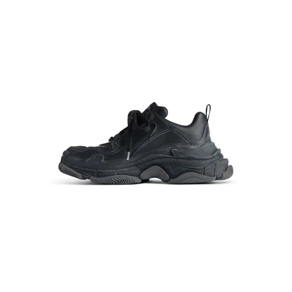 Giày Balenciaga Triple S Sporty Trainers 'Black' 803241WTSSL1000 - Ảnh 4