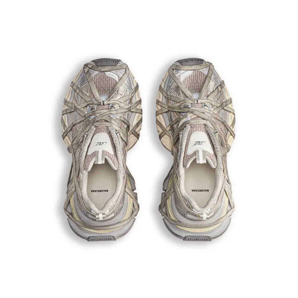 Giày Balenciaga 3xl Extreme Lace Trainers 'Beige' 778697W3XLL9191 - Ảnh 6
