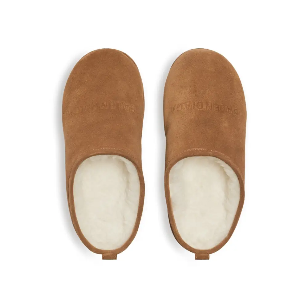 Giày Balenciaga Alaska Soft Platform Mule 'Brown' 825258WBFC12200 - Ảnh 8