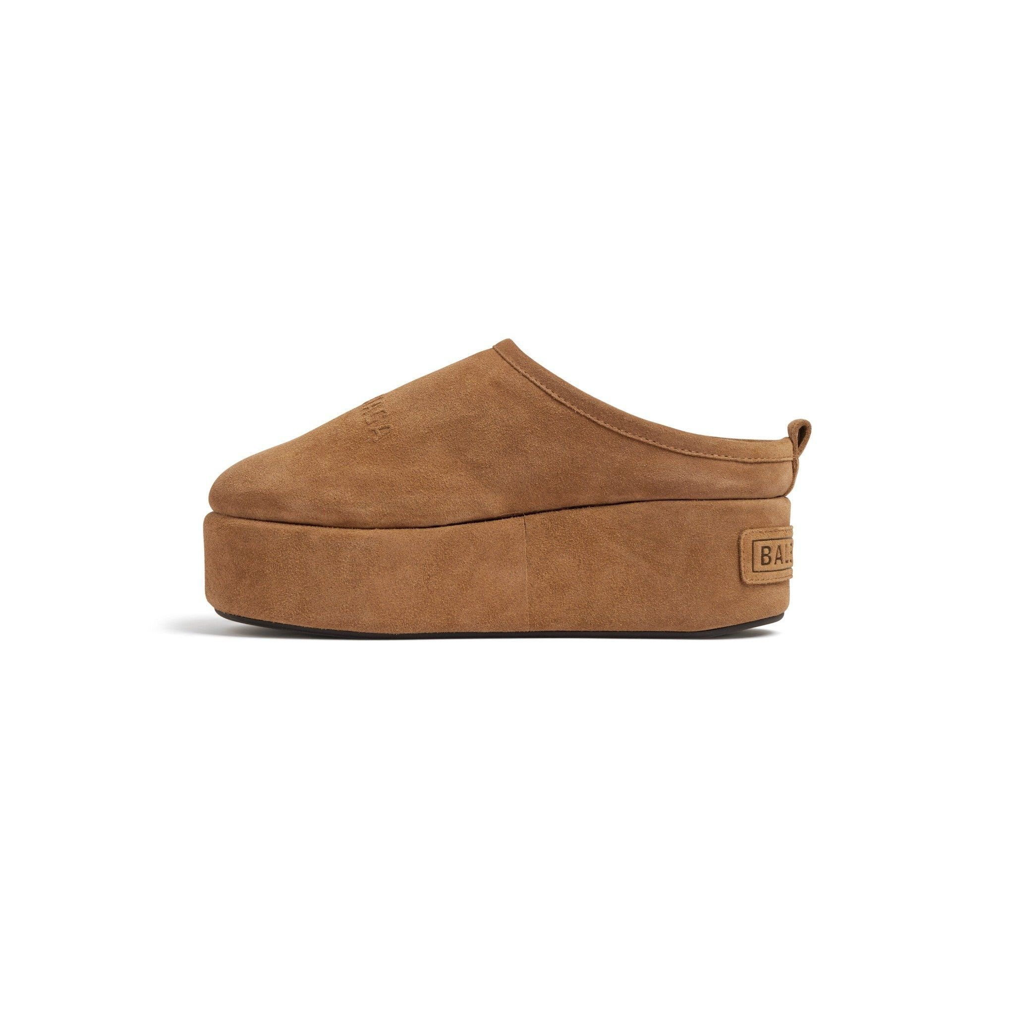 Giày Balenciaga Alaska Soft Platform Mule 'Brown' 825258WBFC12200 - Ảnh 7