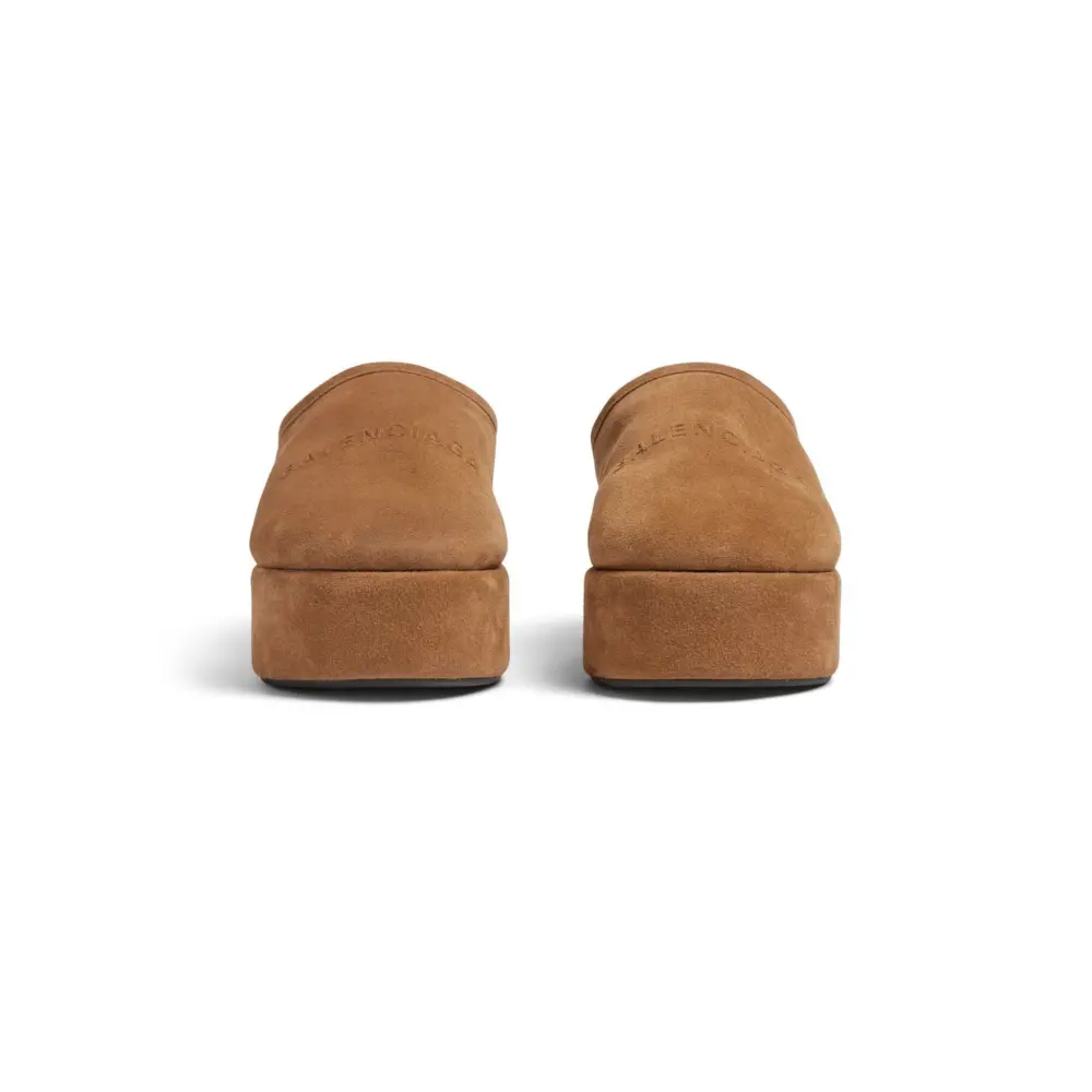 Giày Balenciaga Alaska Soft Platform Mule 'Brown' 825258WBFC12200 - Ảnh 6