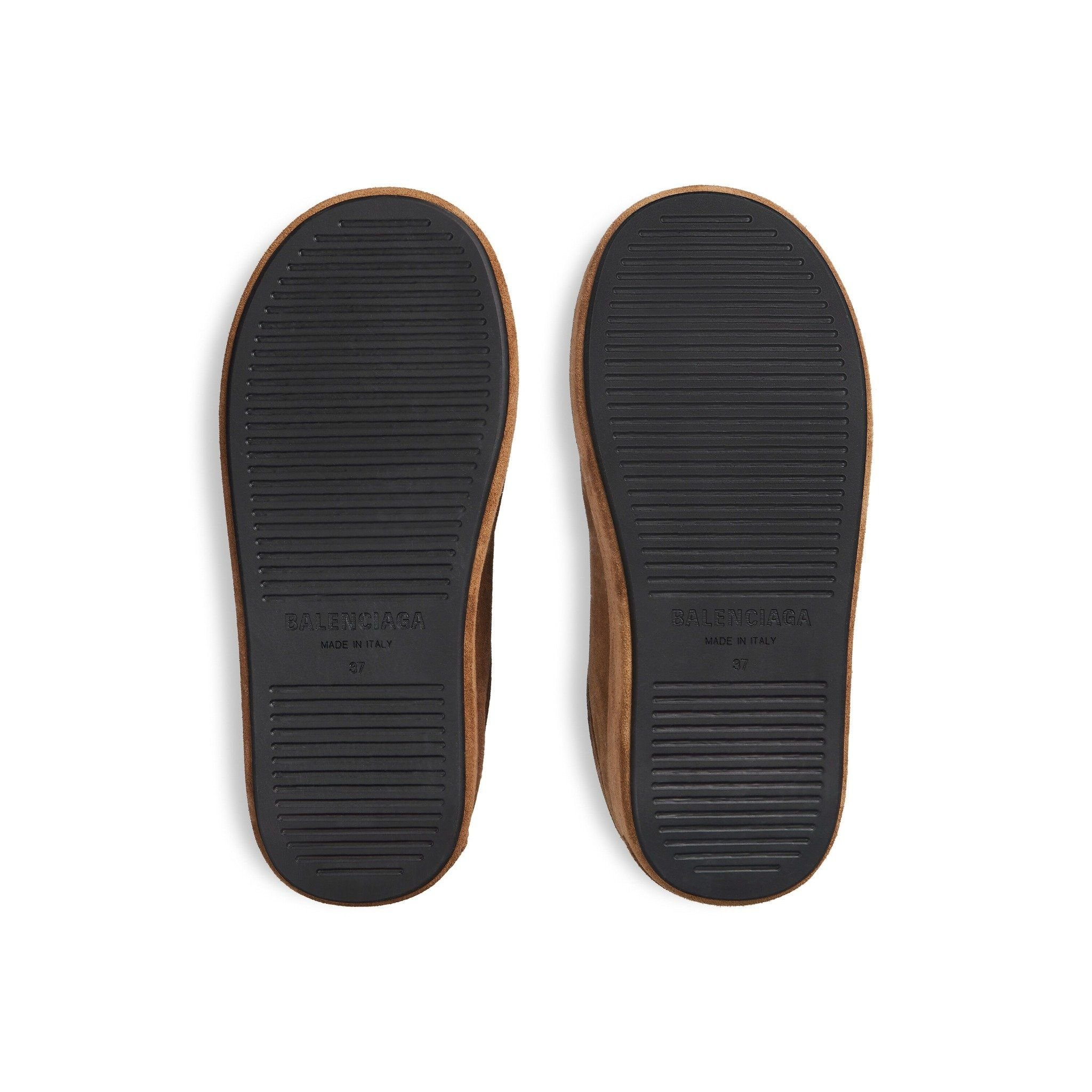 Giày Balenciaga Alaska Soft Platform Mule 'Brown' 825258WBFC12200 - Ảnh 9