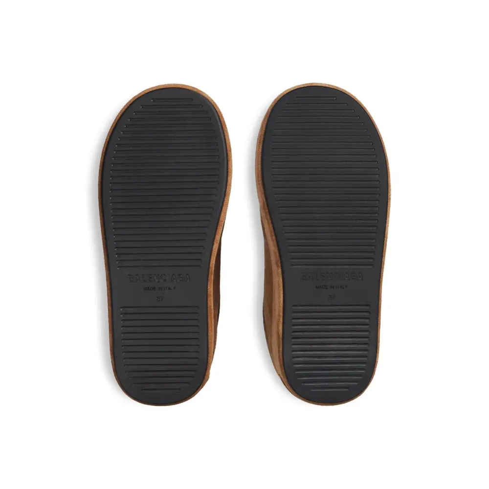 Giày Balenciaga Alaska Soft Platform Mule 'Brown' 825258WBFC12200 - Ảnh 9