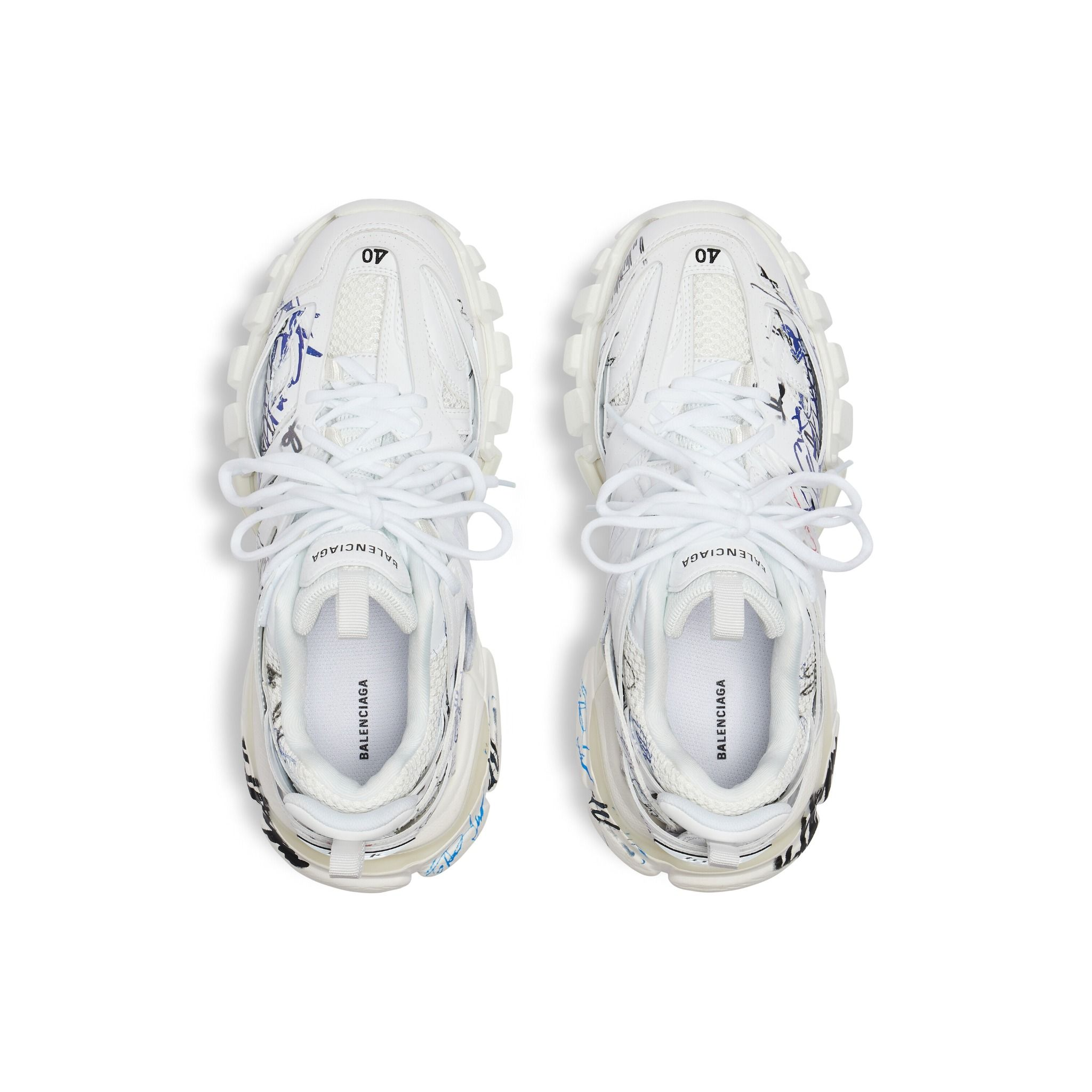 Giày Balenciaga Track Autographe Trainers 'White' 542436WTKAU9146 - Ảnh 6