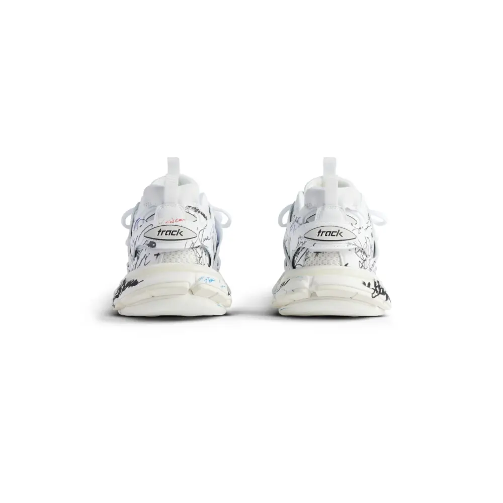 Giày Balenciaga Track Autographe Trainers 'White' 542436WTKAU9146 - Ảnh 5