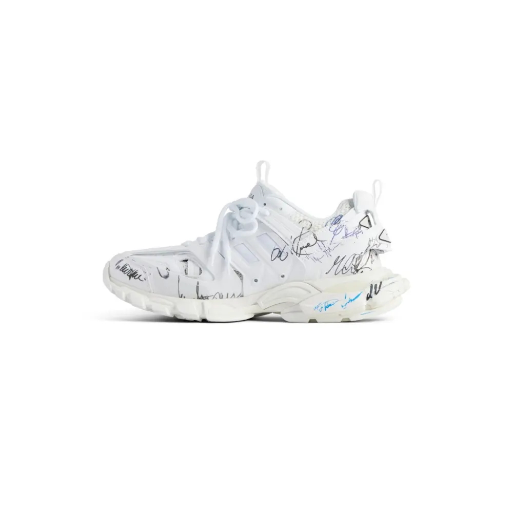 Giày Balenciaga Track Autographe Trainers 'White' 542436WTKAU9146 - Ảnh 4