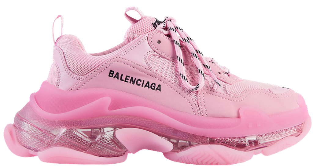 Giày Balenciaga Triple S Clear Sole Trainers 'Pink' 544351W2GA15760