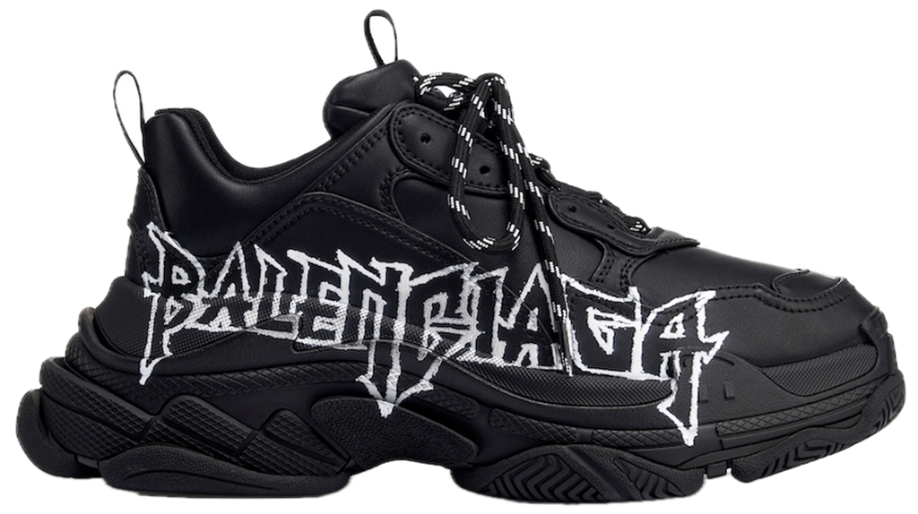 Giày Balenciaga Triple S Trainers Diy Metal 'Black' 524039W2FAY1090