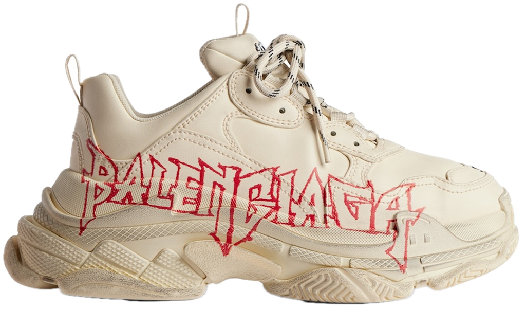Giày Balenciaga Triple S Trainers Diy Metal 'Beige' 524039W2FAY9016