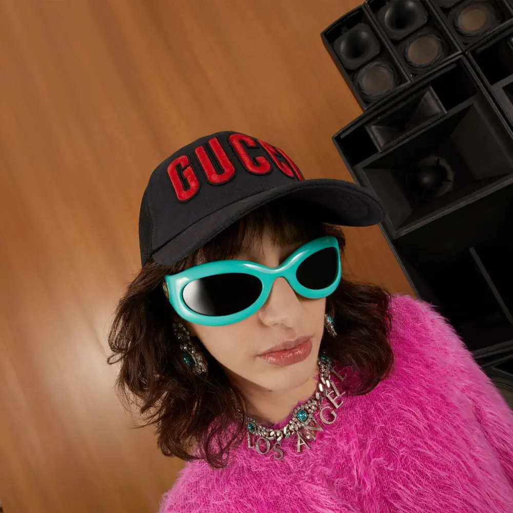 Mũ Gucci Baseball Hat With Gucci Patch 'Black' 701324-4HAOY-1060 - Ảnh 3