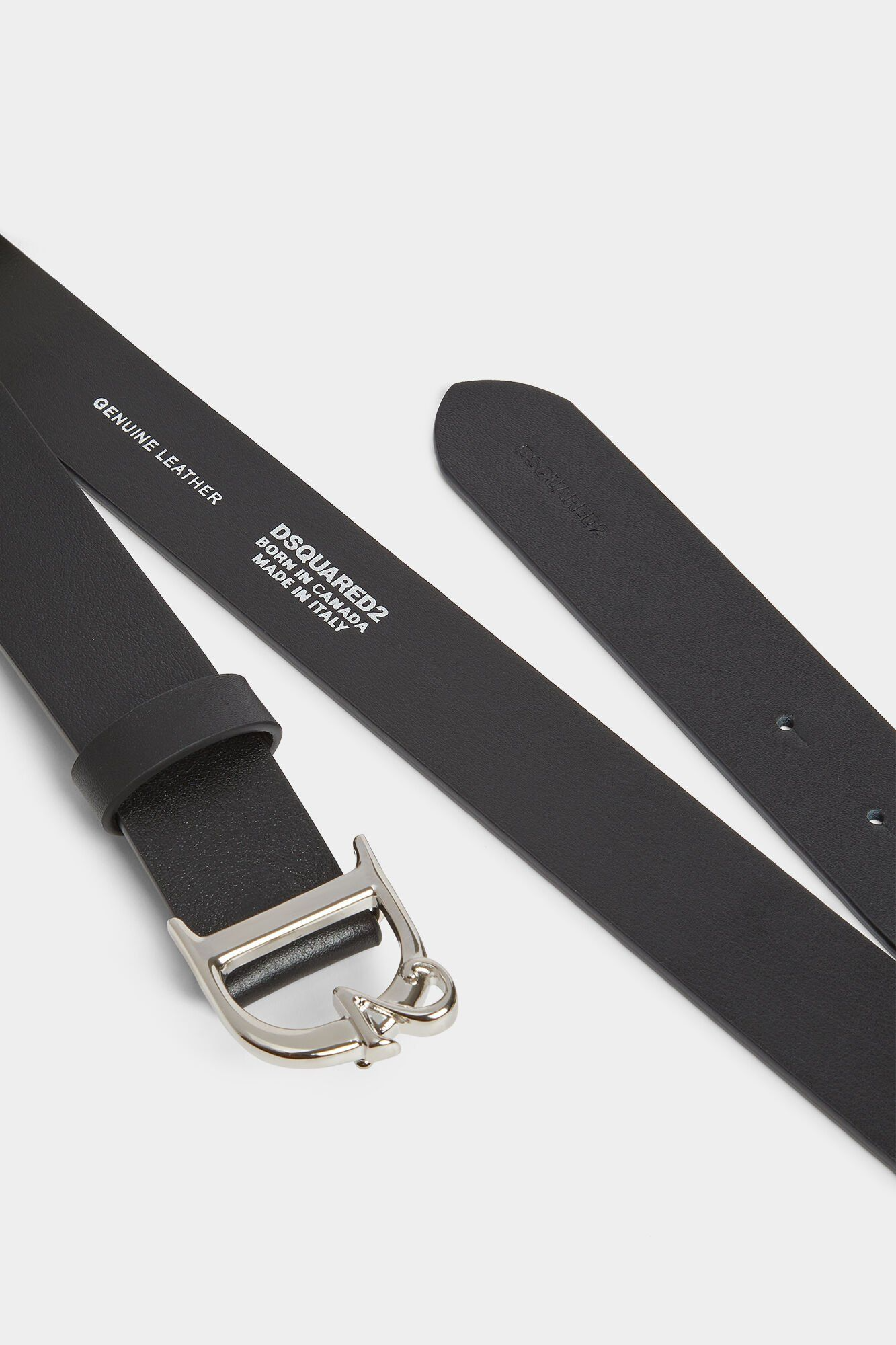 Thắt Lưng Dsquared2 D2 Statement Belt 'Black' BEW036001500001M802 - Ảnh 4