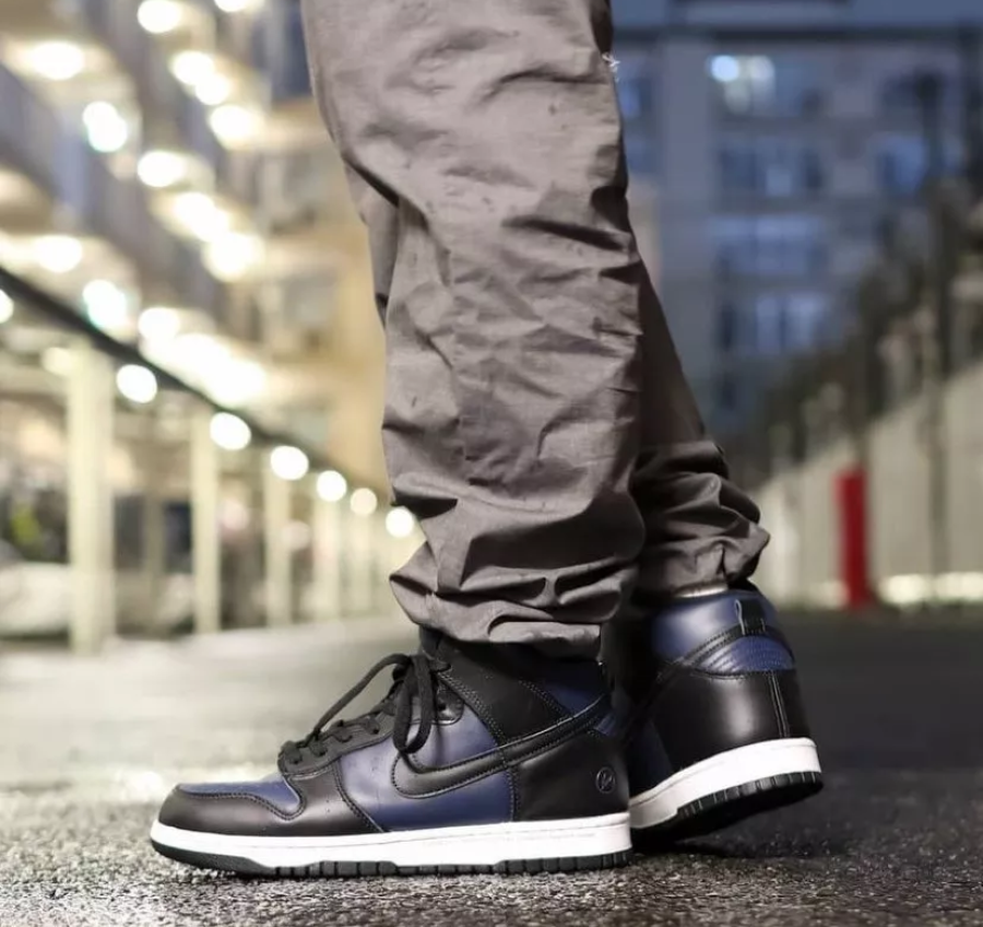 Alternative view of Giày Nike Fragment Design x Dunk High ‘Tokyo’ DJ0383-400