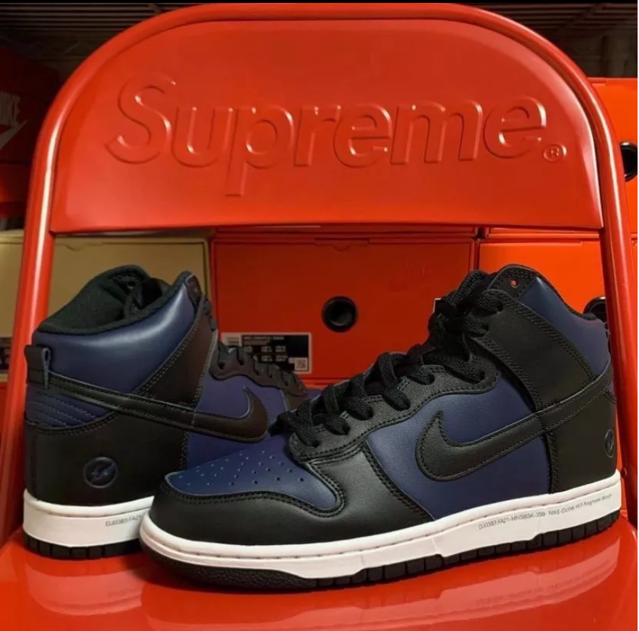 Giày Nike Fragment Design x Dunk High ‘Tokyo’ DJ0383-400 - Ảnh 5