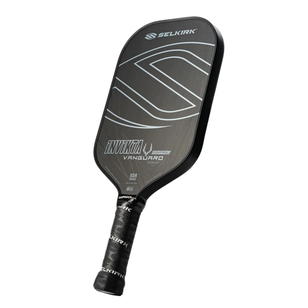 Alternative view of Vợt Pickleball Selkirk Vanguard Control Invikta Lightweight Raw Carbon 16mm ‘Black’