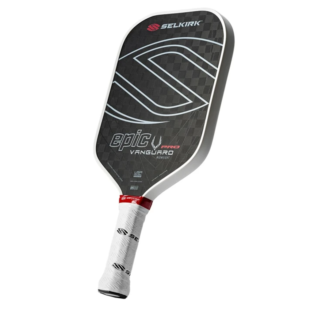 Vợt Pickleball Selkirk Vanguard Pro Epic Raw Carbon 16mm ‘Black White’ - Ảnh 4