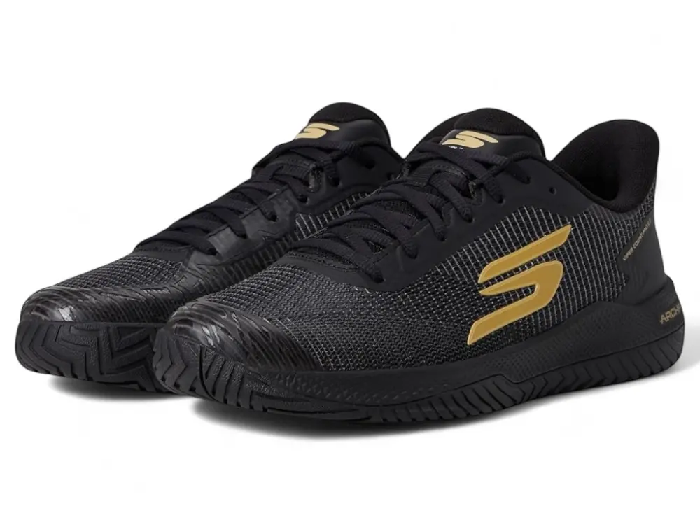 Giày Skechers Viper Court Pro 2.0 ‘Black Gold’ 246109C-BKGD - Ảnh 5