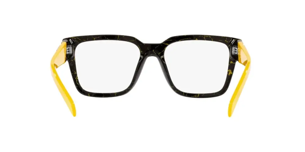 Alternative view of Kính Prada Square Eyeglasses 'Yellow Black' PR08ZV-19D1O1