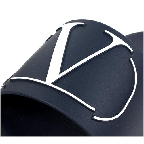 Alternative view of Dép Valentino V-Logo Slippers 'Navy' SY2S0873-DFU-M48