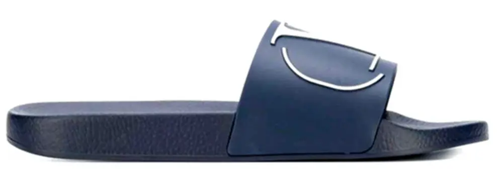 Dép Valentino V-Logo Slippers 'Navy' SY2S0873-DFU-M48
