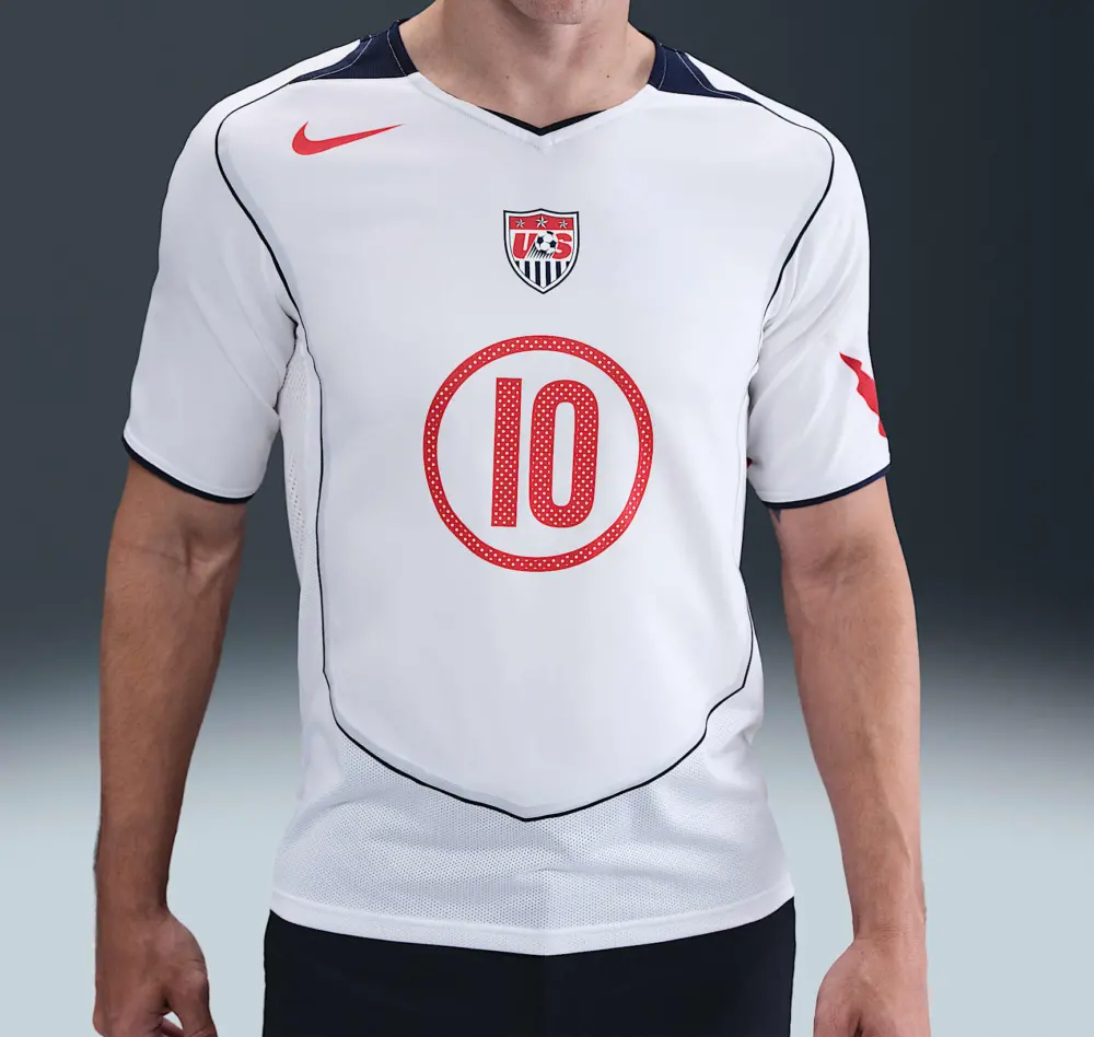 Áo Nike USMNT 2004 Total 90 Reissue ‘Landon Donovan’ IF2944-100 - Ảnh 3