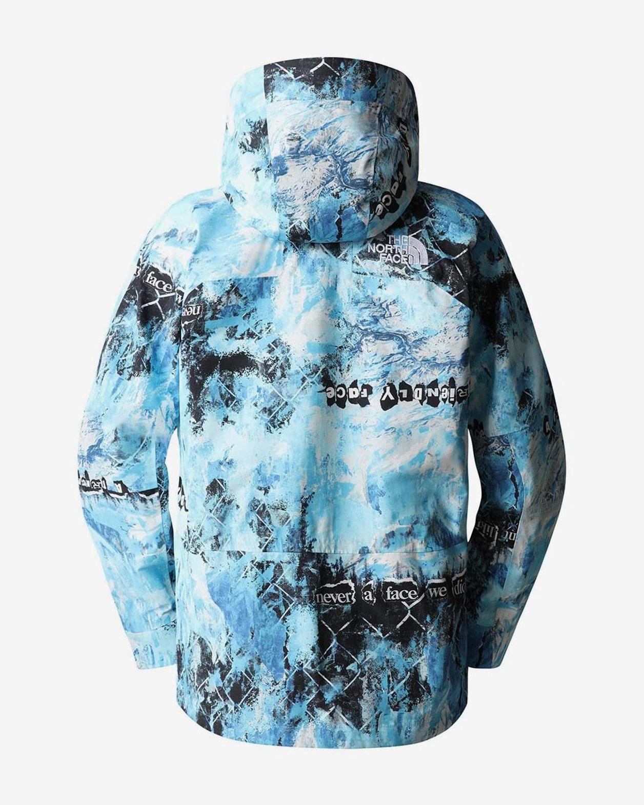Áo The North Face Printed Dragline Hooded Jacket 'Blue White' NF0A7ZUF-9C1 - Ảnh 6