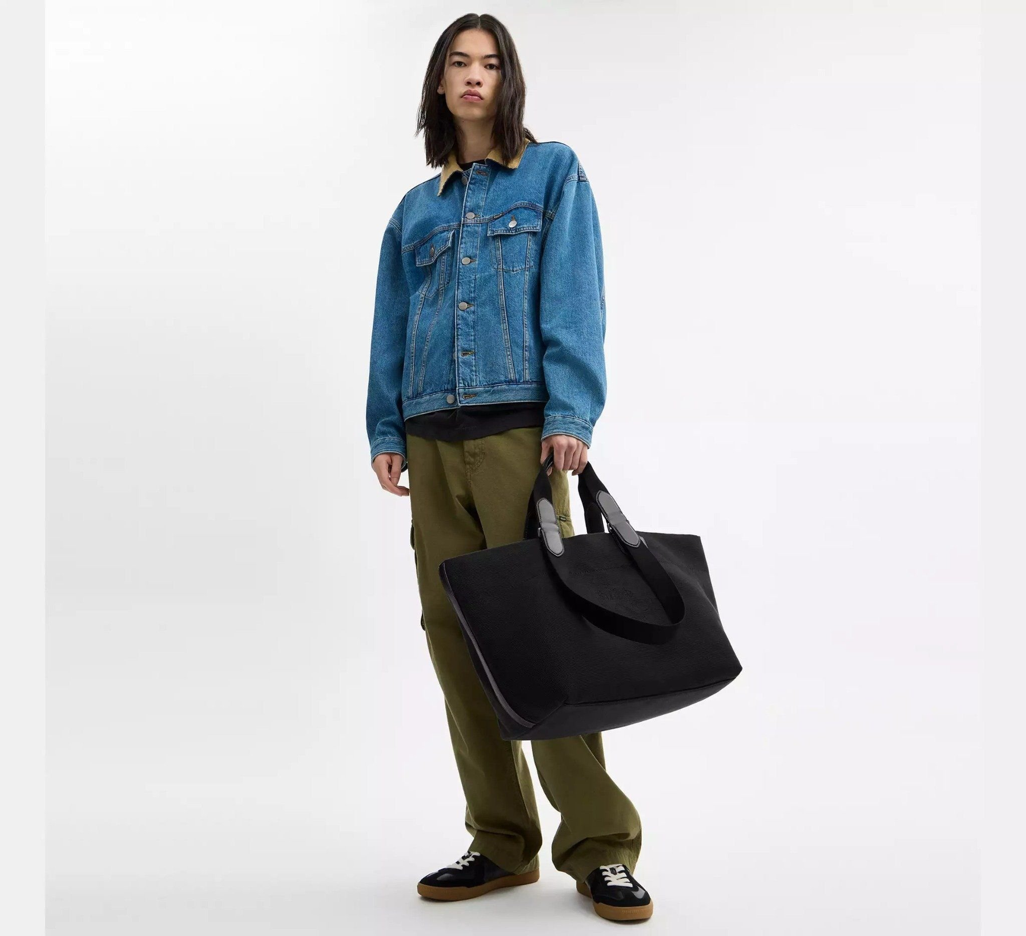 Túi Coach Tour Tote Bag 'Black' CCG38-QBM2 - Ảnh 3