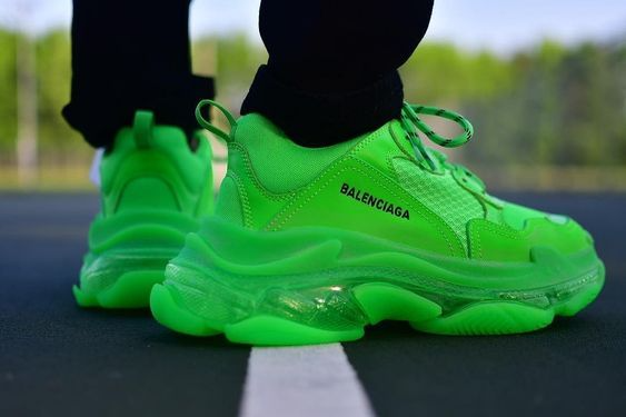 Giày Balenciaga Triple S Sneaker 'Green' 544351-W2GR1-3801 - Ảnh 3
