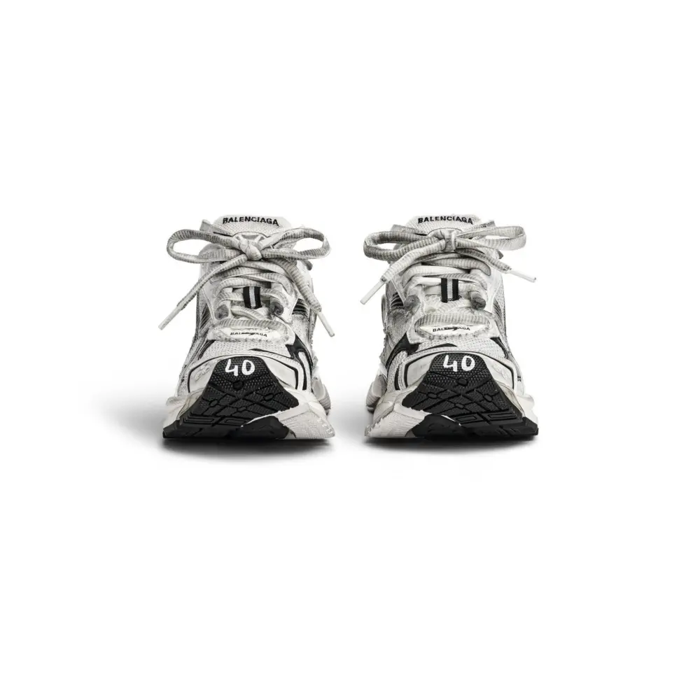 Giày Balenciaga Runner Gradient Trainers 'White Black' 772774WRUNG9010 - Ảnh 3