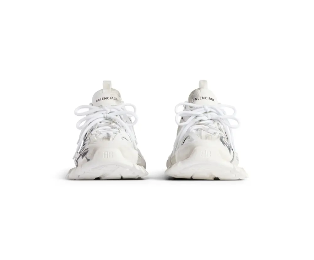 Giày Balenciaga Track Signature Sneaker 'White' 542023WTRHW9010 - Ảnh 3