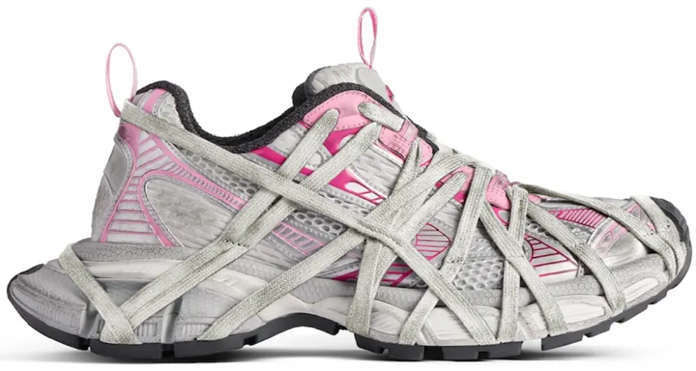 Giày Balenciaga 3xl Extreme Lace Trainers 'Grey Pink' 778697W3XLL9115