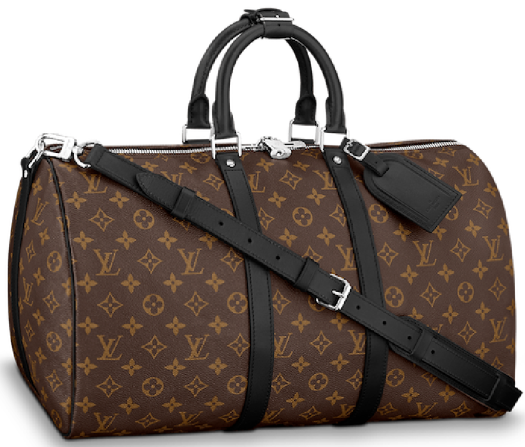 Túi Louis Vuitton Keepall Bandoulière 45 'Monogram Macassar' M56711