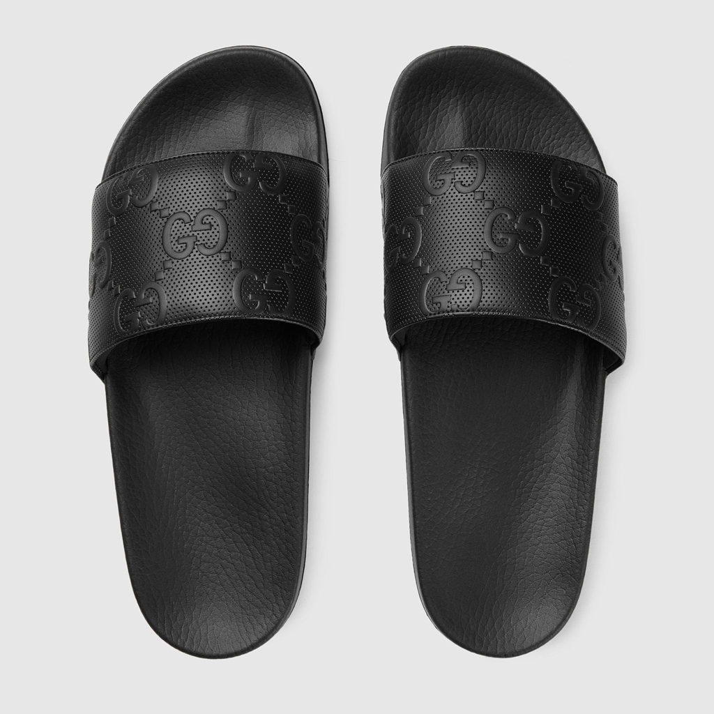 Dép Gucci GG Slide Sandal 'Black' 681880-UKU00-1000 - Ảnh 4