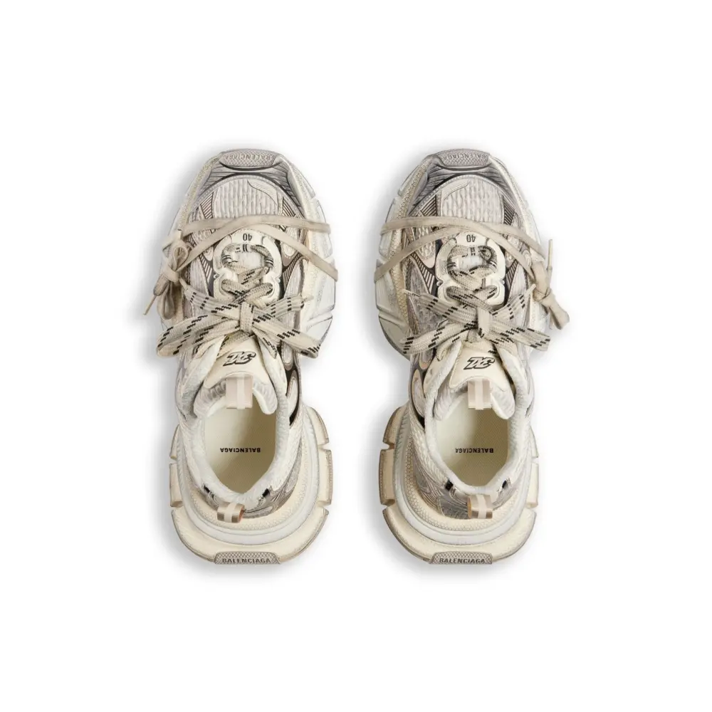Giày Balenciaga 3xl Trainers 'Beige' 734731W3XL59110 - Ảnh 6