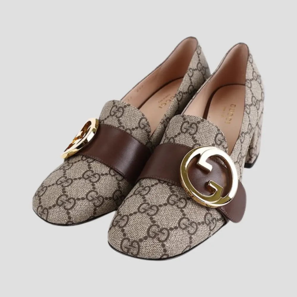 Giày Gucci Blondie Pump GG 'Beige' 701711-9I650-9769 - Ảnh 5