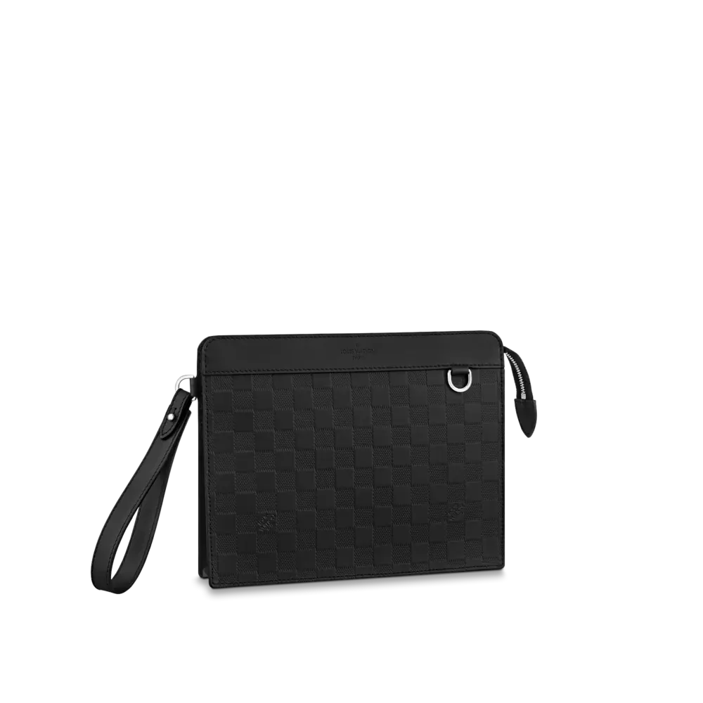 Túi Louis Vuitton New Standing Pouch 'Black' N60450 - Ảnh 3