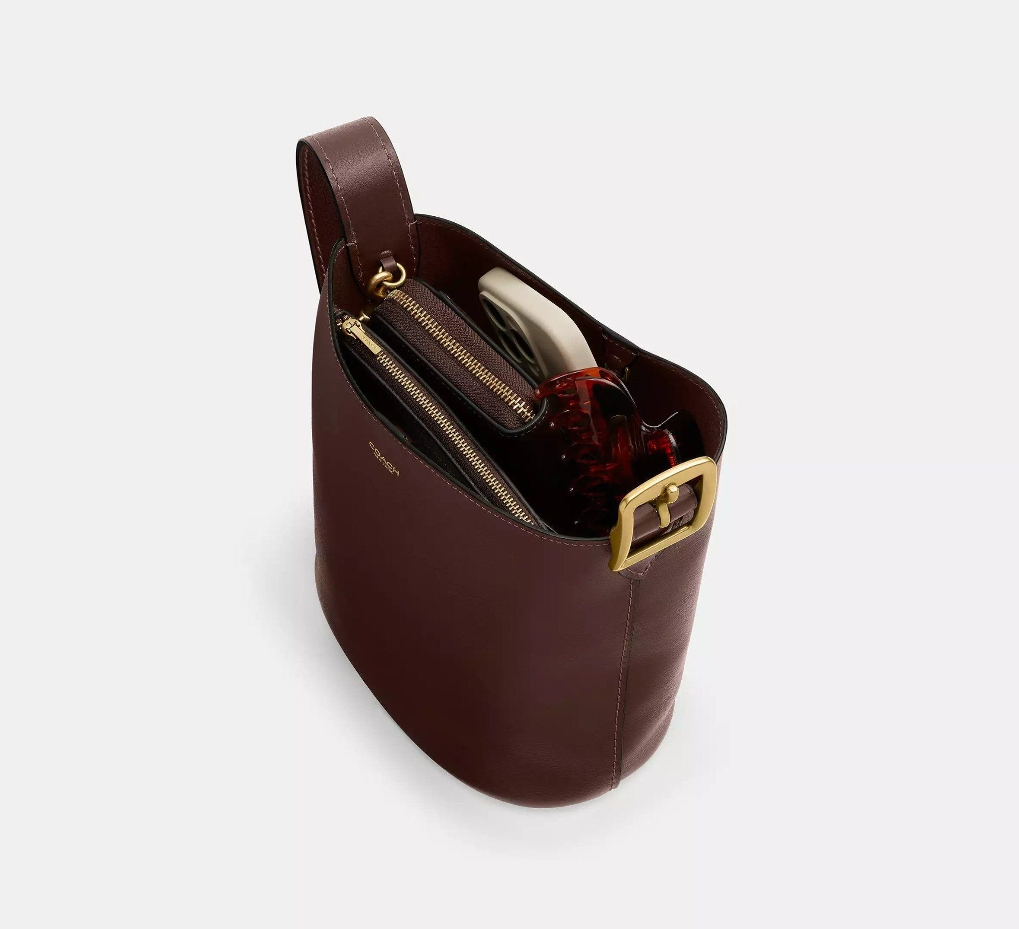 Túi Coach Bleecker Bucket Bag 21 'Maple' CCX07-B4MPL - Ảnh 7